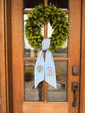 Spring Topiary Wreath Sash