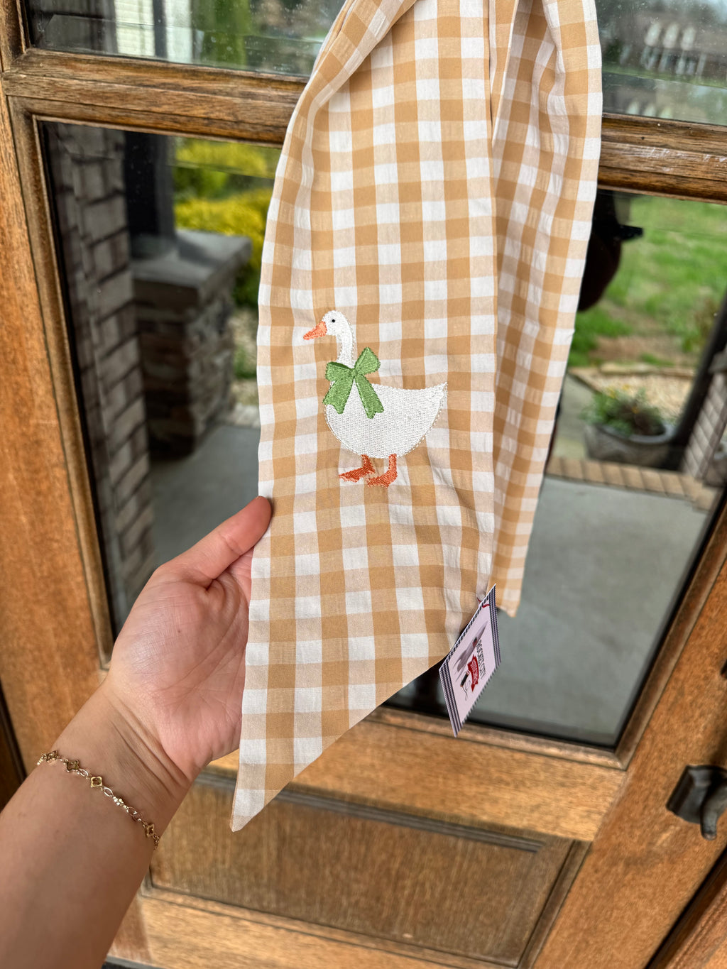 Goose Wreath Sash