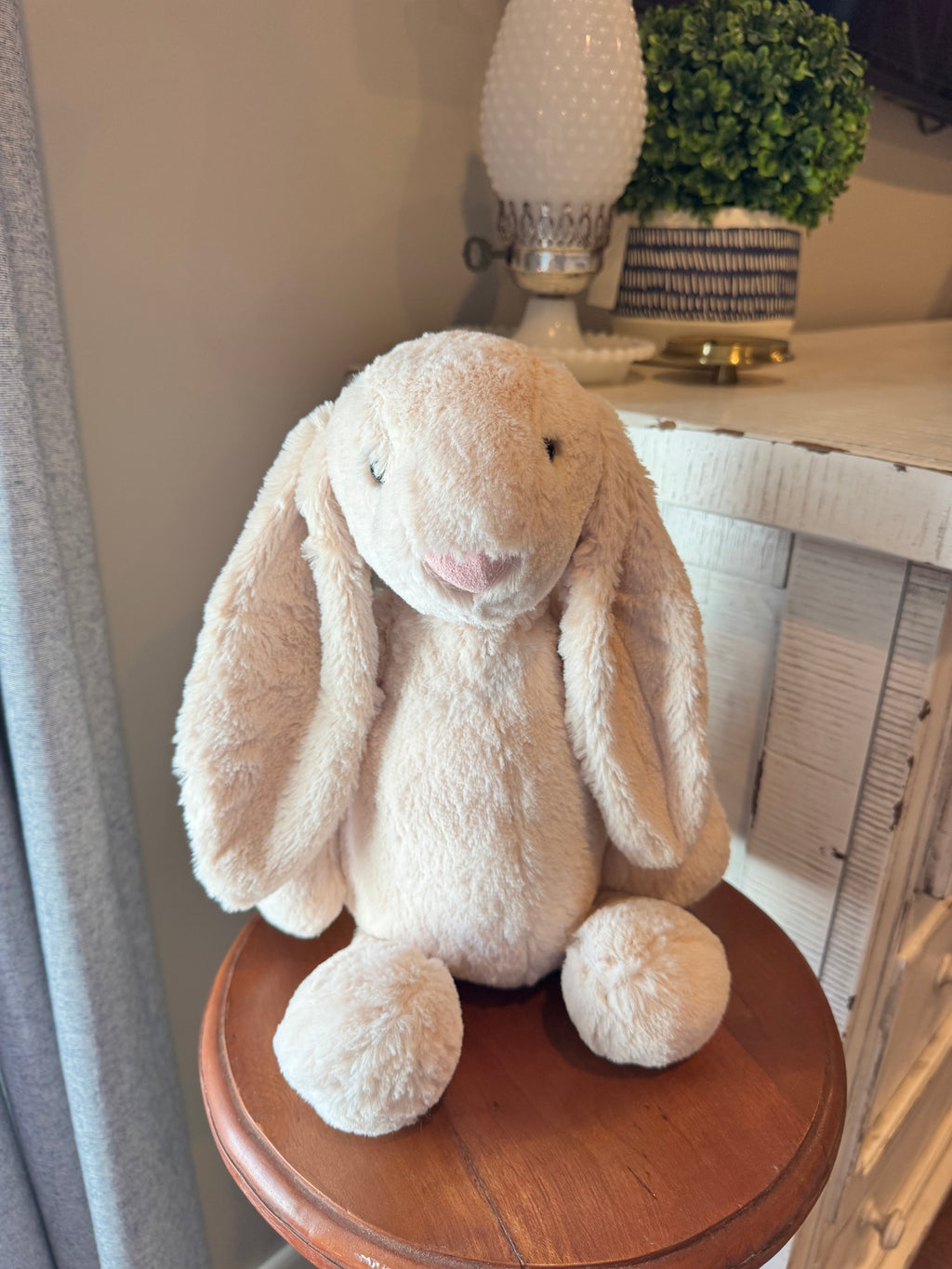 Bunny with Embroidered Ear
