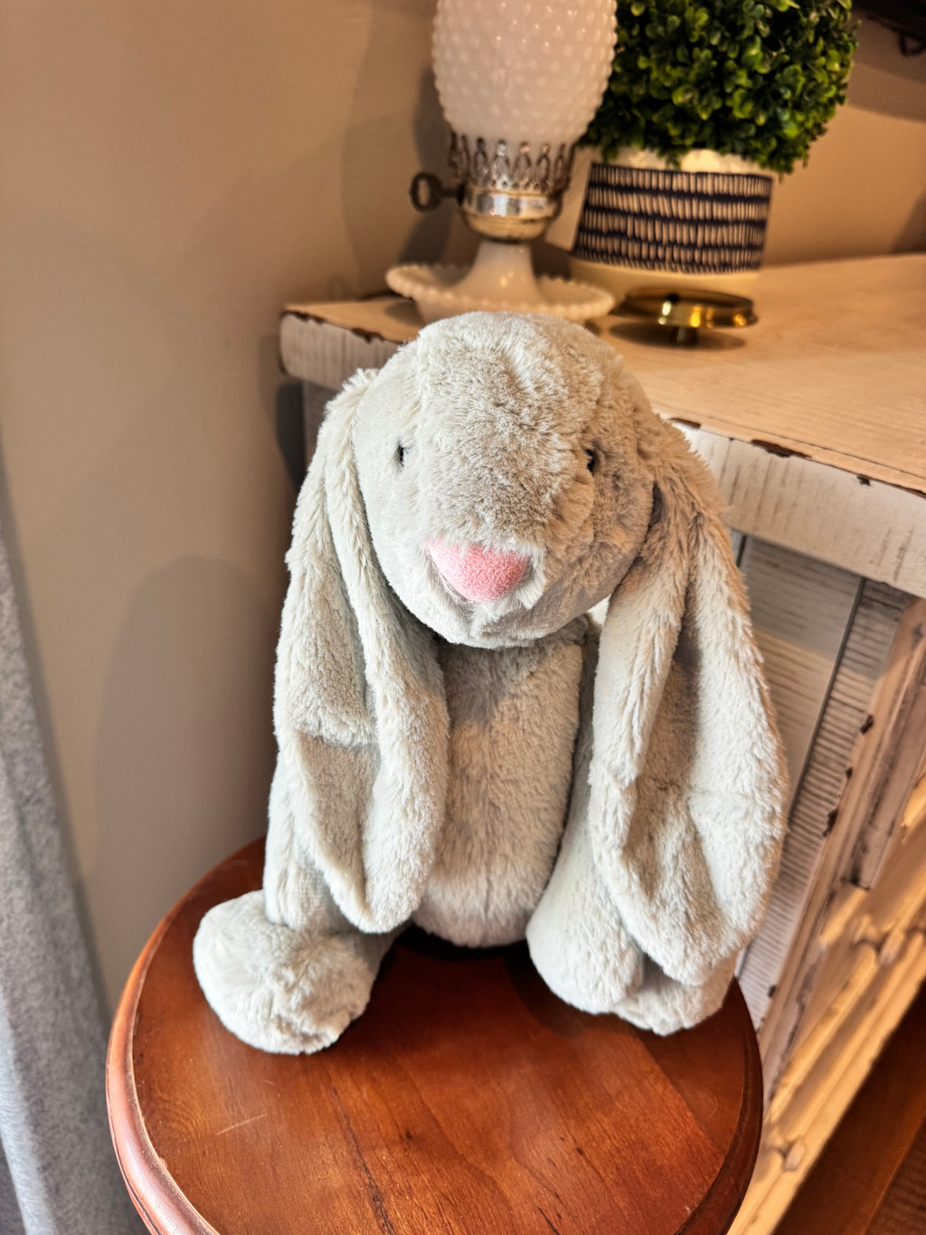 Bunny with Embroidered Ear