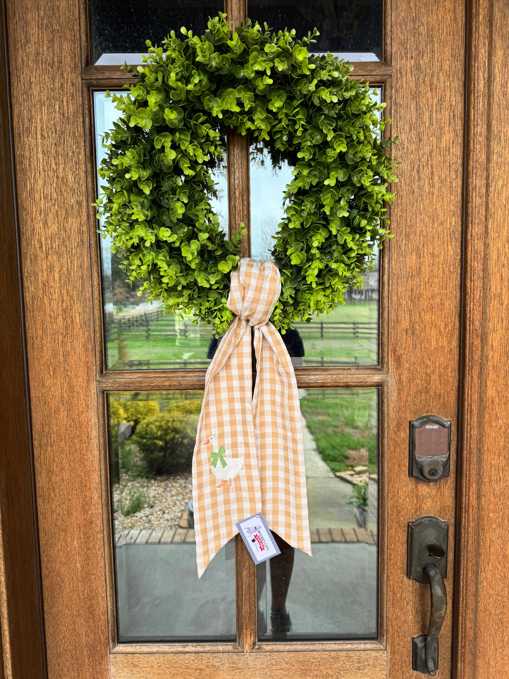 Goose Wreath Sash