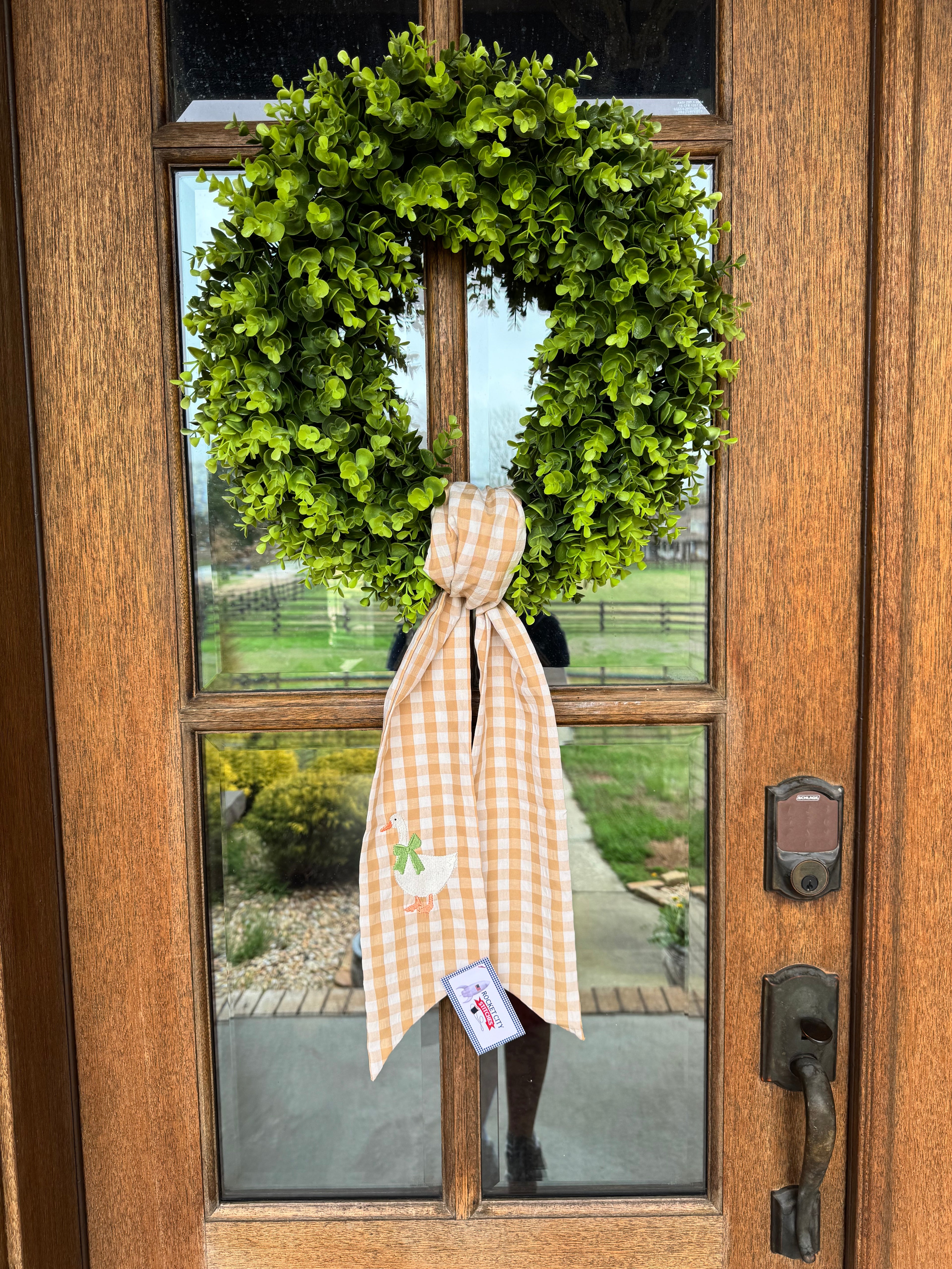 Goose Wreath Sash