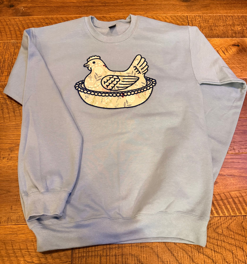 Hen on a Nest Crewneck