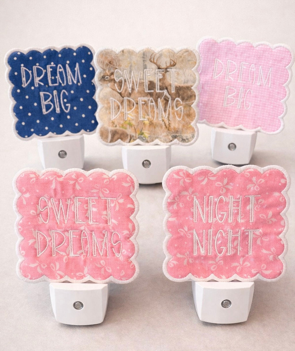 Custom Embroidered Night Lights