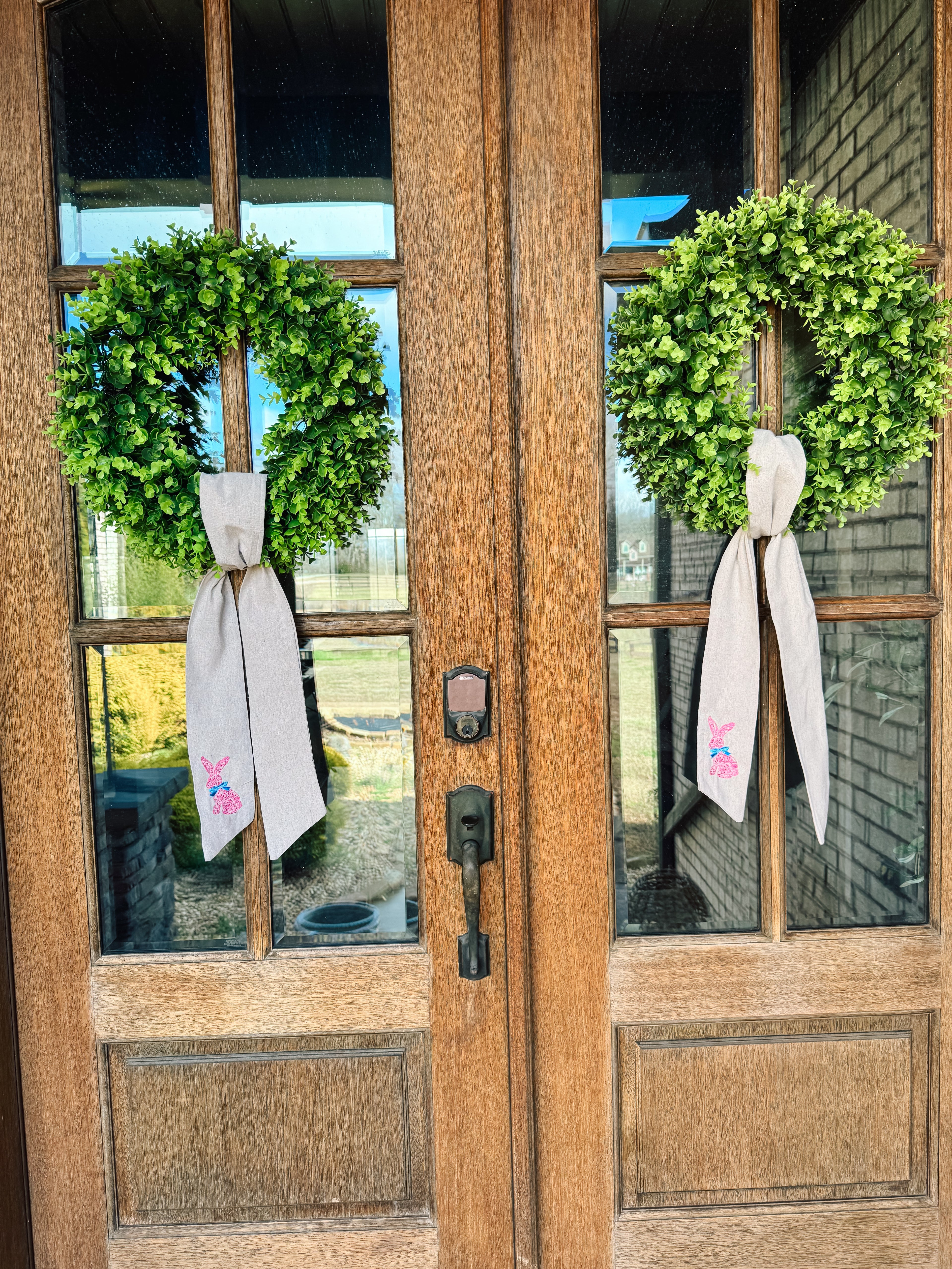 Easter Bunny Wreath Sash