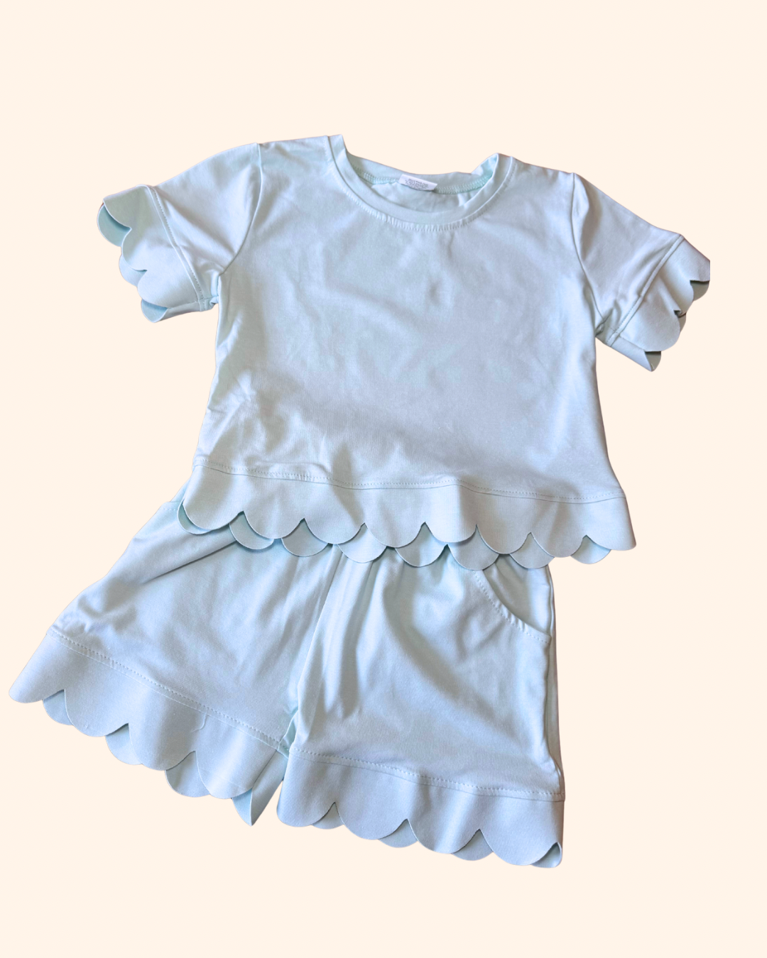 Girls Scalloped Sets