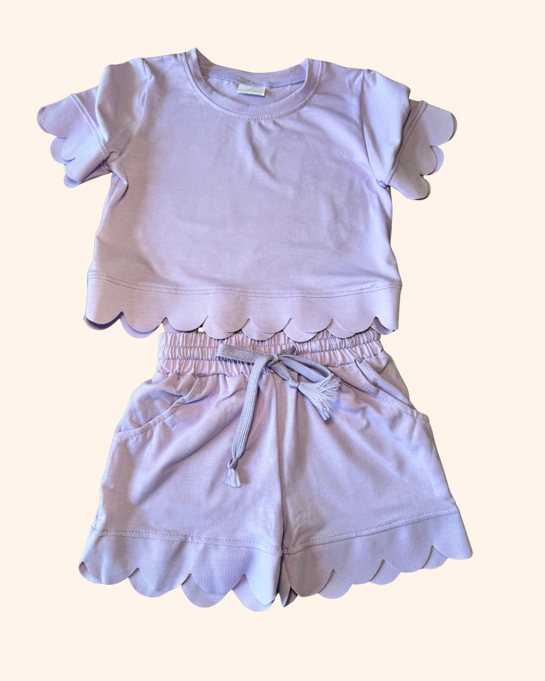 Girls Scalloped Sets