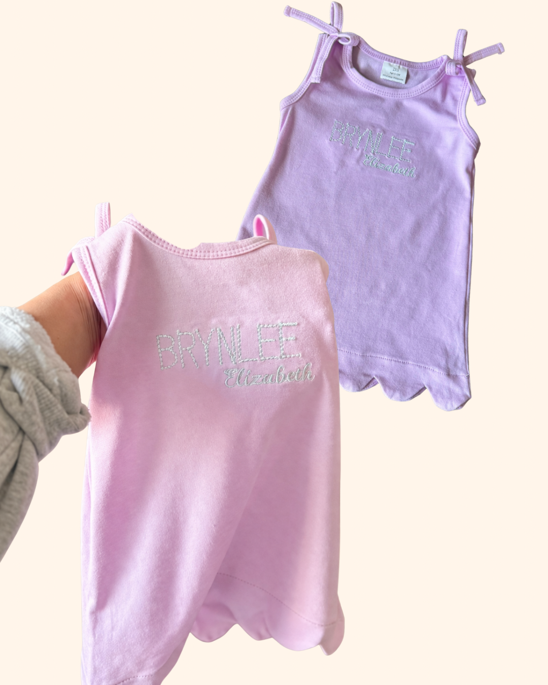 Scalloped Dress (Lavender)